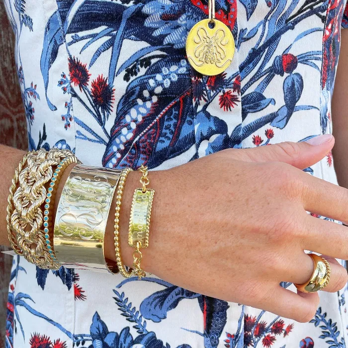 Goldbug Collection Bracelets Goldbug Lowcountry Caviar ID Bracelet