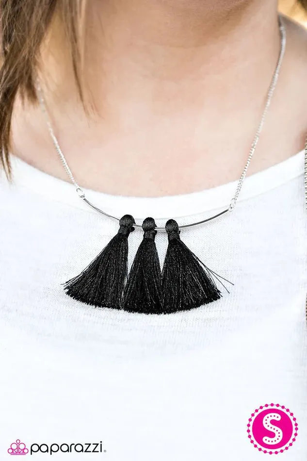 Necklaces Paparazzi Jewelry Paparazzi Necklace Worldly Wonderful Black