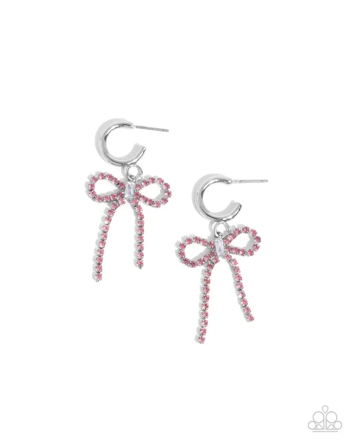 Paparazzi Jewelry Earrings Paparazzi Earring Whispering Whimsy Pink