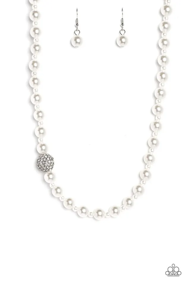 Paparazzi Jewelry Necklaces Paparazzi Necklace Countess Chic White