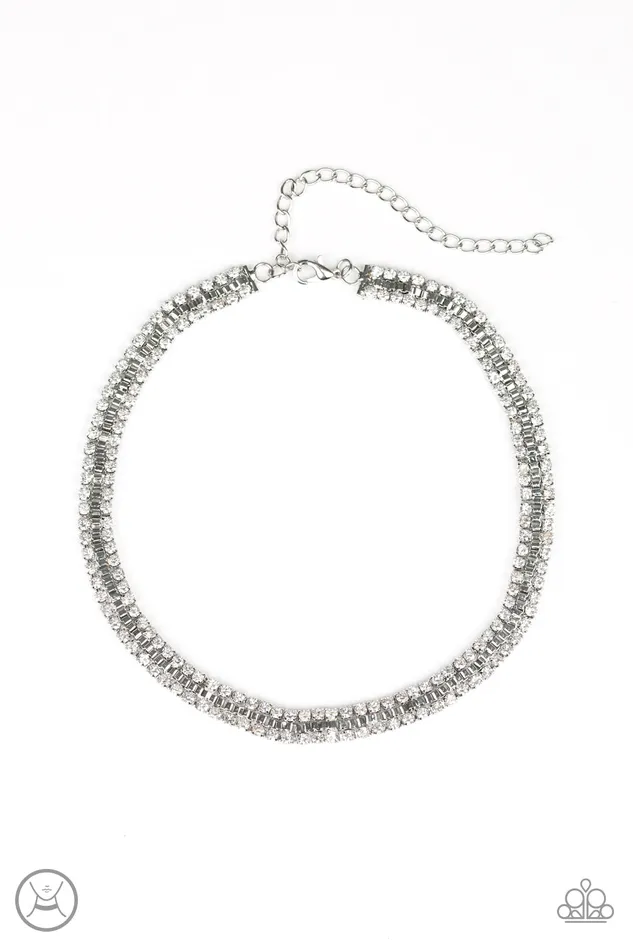 Paparazzi Jewelry Necklaces Paparazzi Necklace Full Of Hot HEIR White