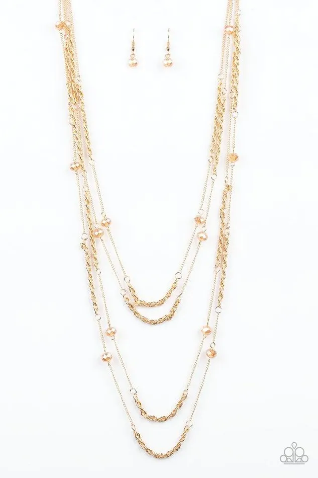 Paparazzi Jewelry Necklaces Paparazzi Necklace Open For Opulence Gold