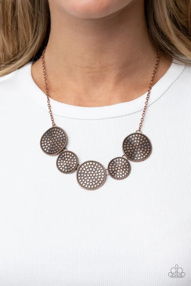 Paparazzi Jewelry Necklaces Paparazzi Necklace Self DISCovery Copper