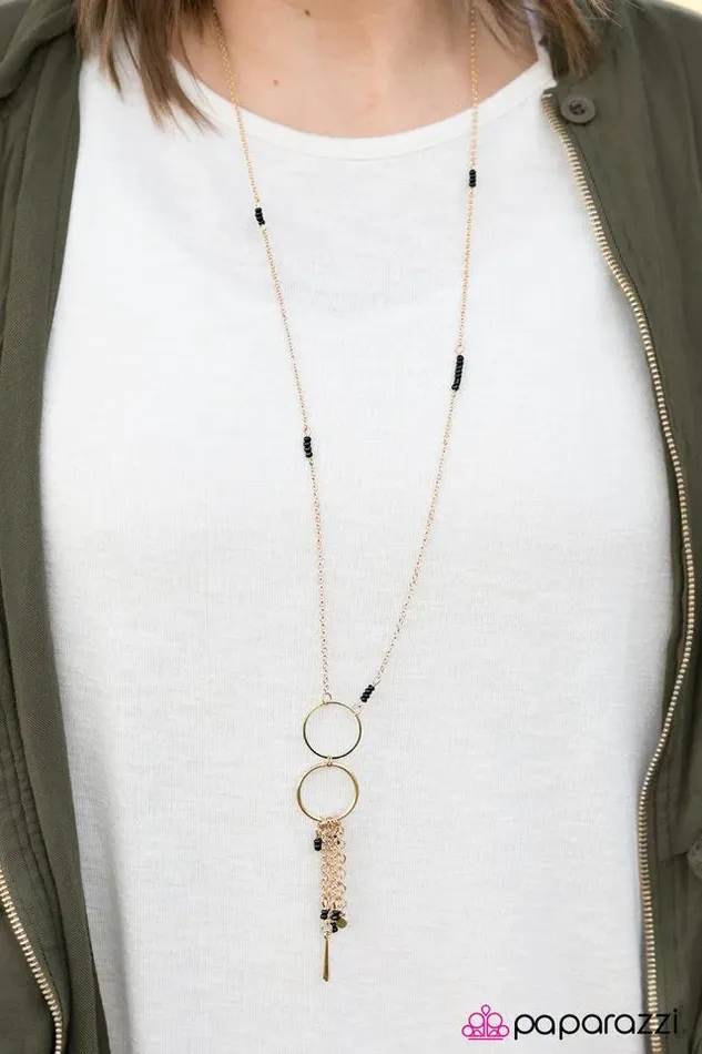 Paparazzi Jewelry Necklaces Paparazzi Necklace Totally Connected Black