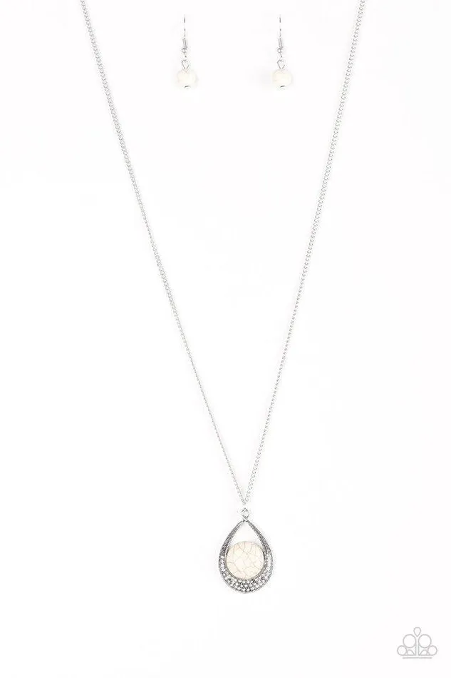 Paparazzi Jewelry Paparazzi Necklace Rio Rancho Resplendence White Necklaces