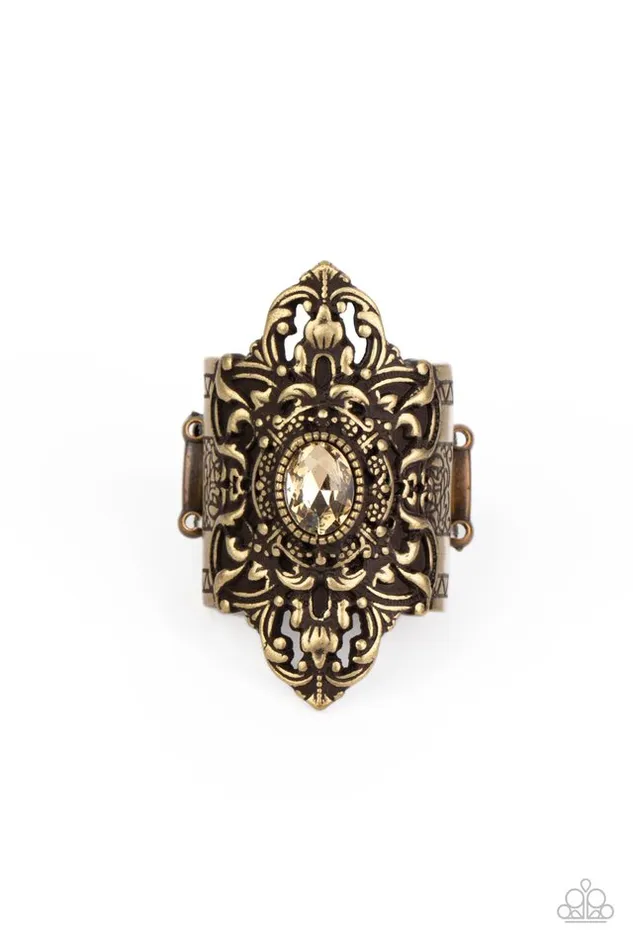 Paparazzi Jewelry Rings Paparazzi Ring Perennial Posh Brass