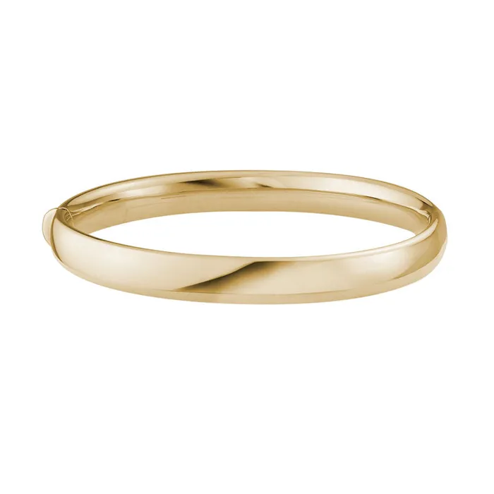 PreStyled Sets Croghans 14K Yellow Gold Polished 8mm Bangle