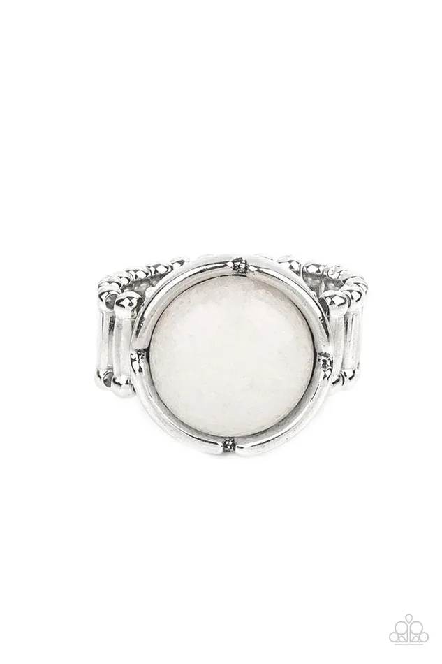 Rings Paparazzi Jewelry Paparazzi Ring Dreamy Dunes White Rings Paparazzi Jewelry Paparazzi Ring Dreamy Dunes White
