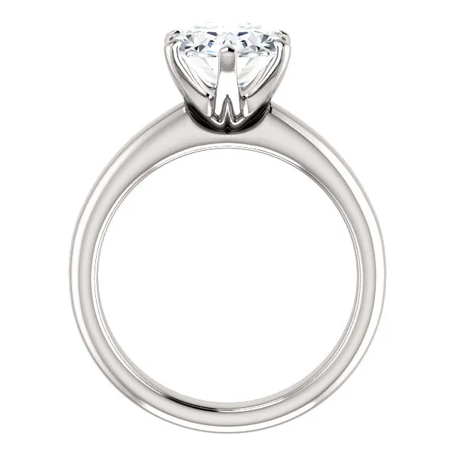 GB Rings Natural Earth Mined Diamond Solitaire Engagement Ring 510 Carats Prong Setting Jewelry