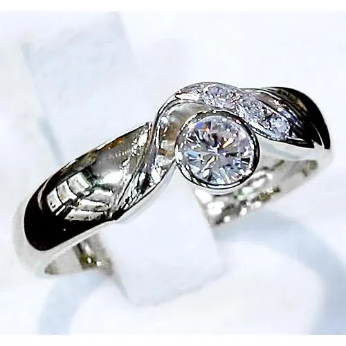 Rings GB Engagement Ring 115 Carats Round Natural Earth Mined Diamond Women Jewelry Rings GB Engagement Ring 115 Carats Round Natural Earth Mined Diamond Women Jewelry