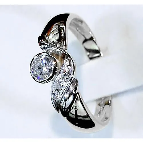 Rings GB Engagement Ring 115 Carats Round Natural Earth Mined Diamond Women Jewelry Rings GB Engagement Ring 115 Carats Round Natural Earth Mined Diamond Women Jewelry