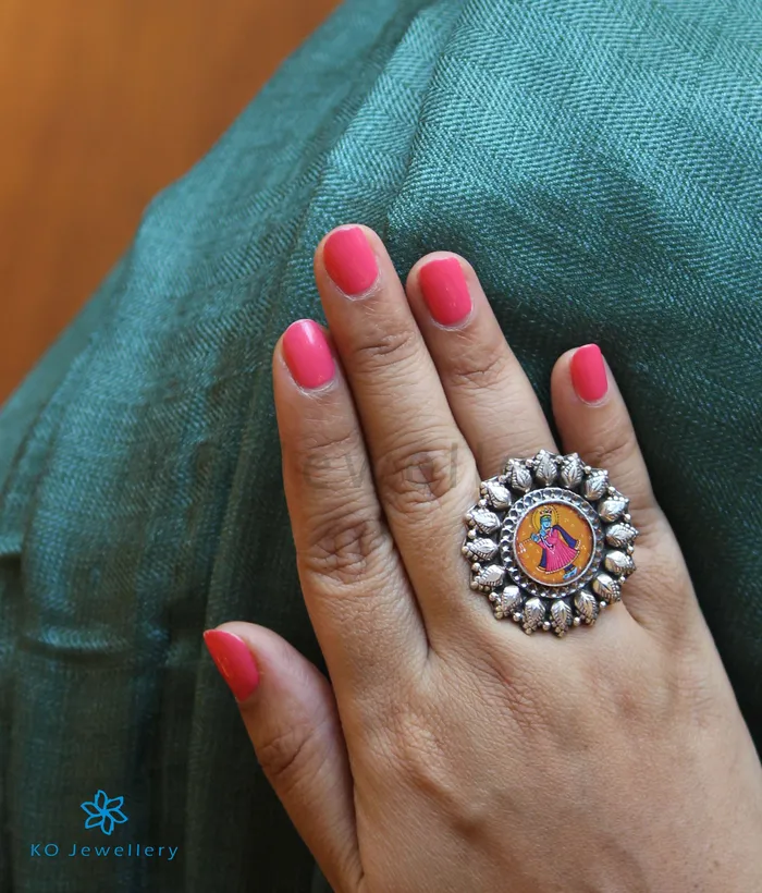 Rings Jaipur The Mohana Silver Finger Ring