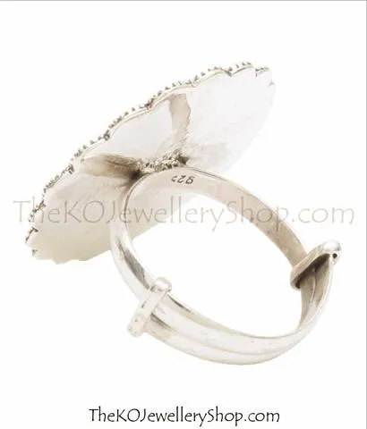 Rings Jaipur The Mohana Silver Finger Ring