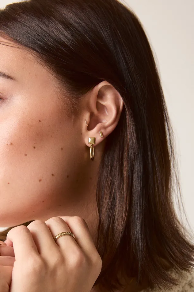Sheena Marshall Rings SAMPLE SALE Notch Band Sterling Silver