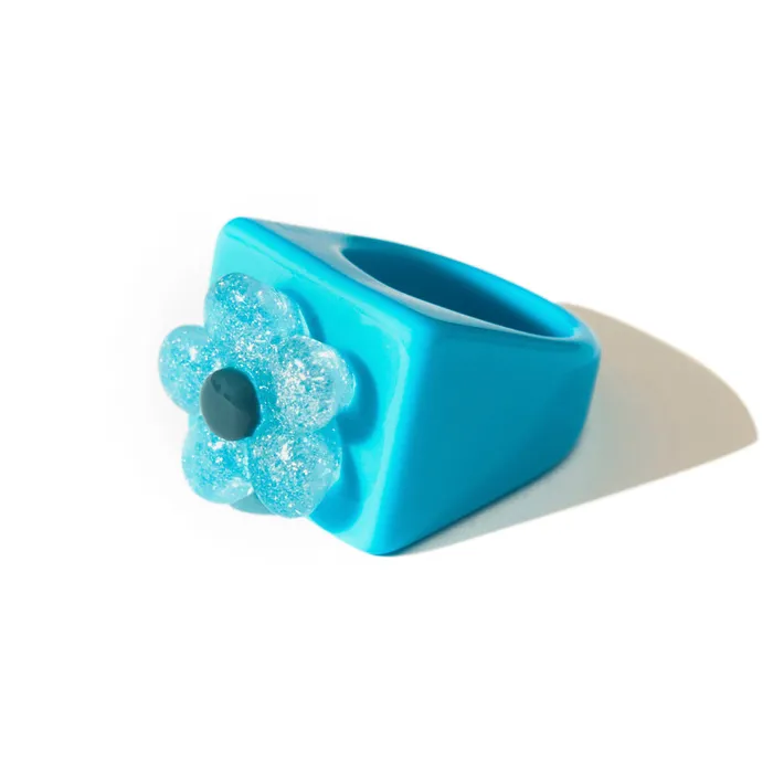 shopsnackbreak Rings Blue Monday Pudding Ring